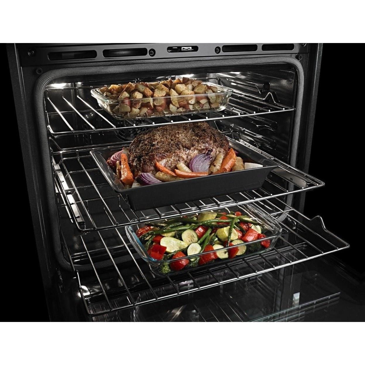 Maytag built shop in double oven